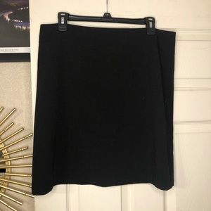 Elle Black Lined Skirt Women’s Size 12